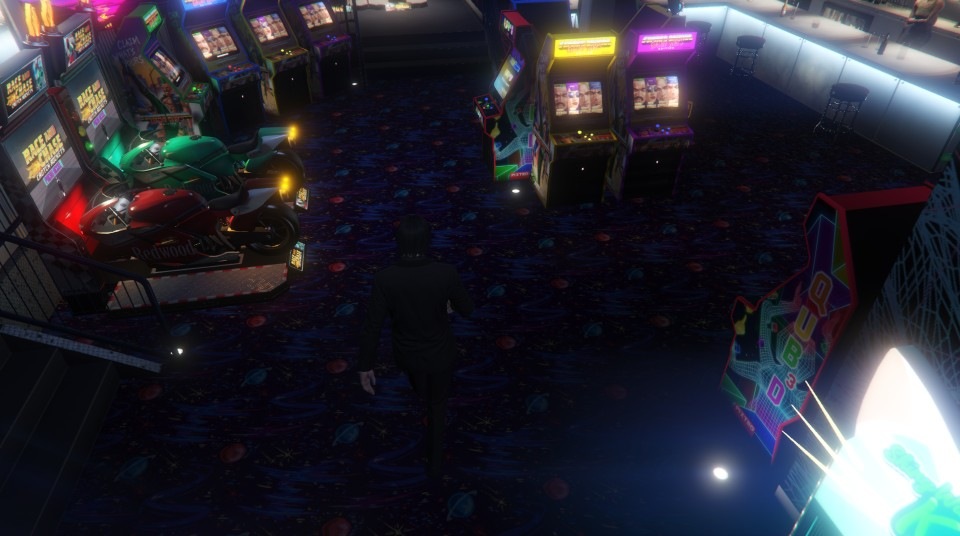 Arcade floor option: Intergalactic