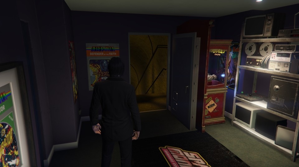 GTA Online Arcade basement secret entrance