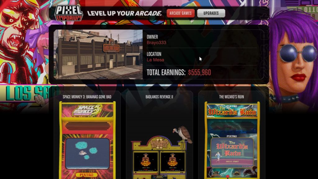 GTA Online Arcades, Pixel Emporium