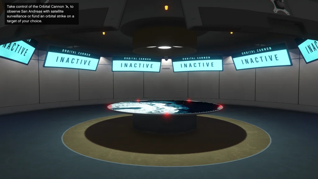 Orbital Cannon in GTA Online Facility